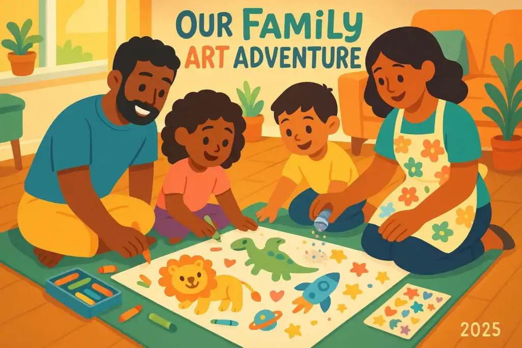 Image titled family creative game illustration r5ene at TriviaWhizz.com