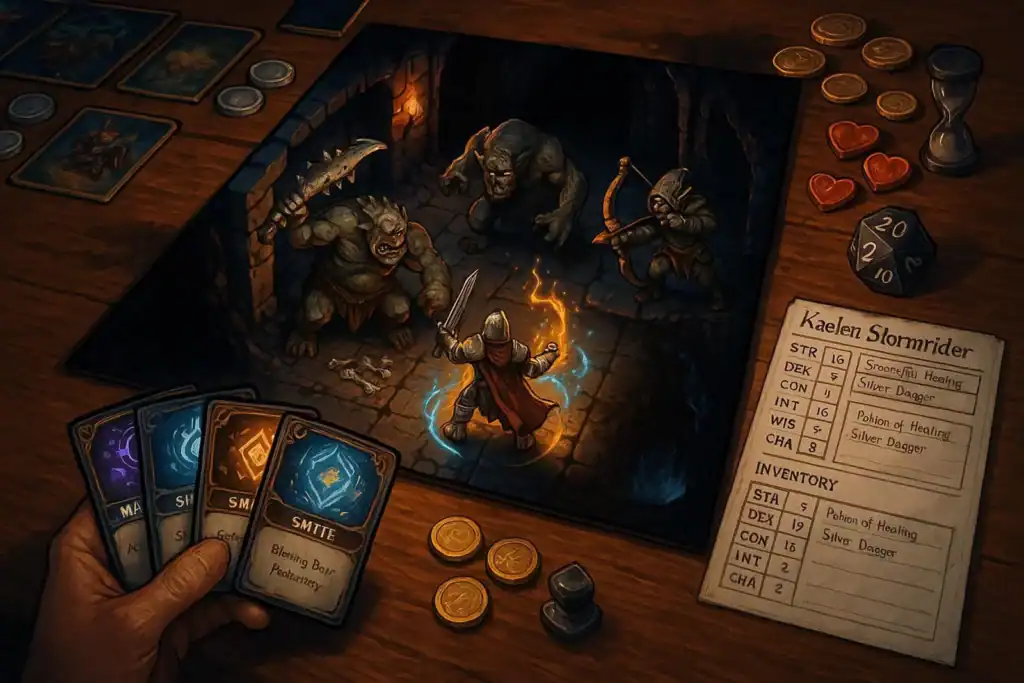 Image titled fantasy adventure board game dungeon ojsyc at TriviaWhizz.com