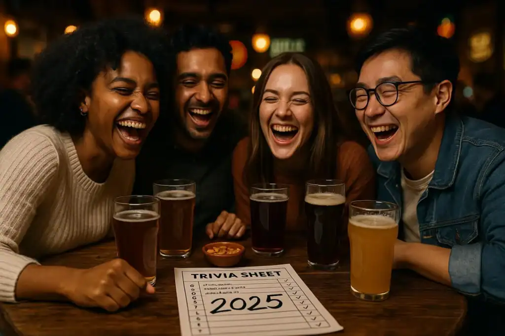 Image titled friends trivia night pub bldvv at TriviaWhizz.com