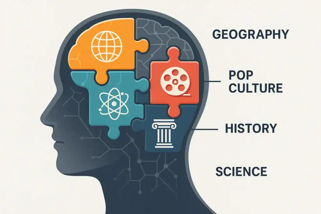 Image titled modern infographic human head puzzle pieces tkkeo at TriviaWhizz.com