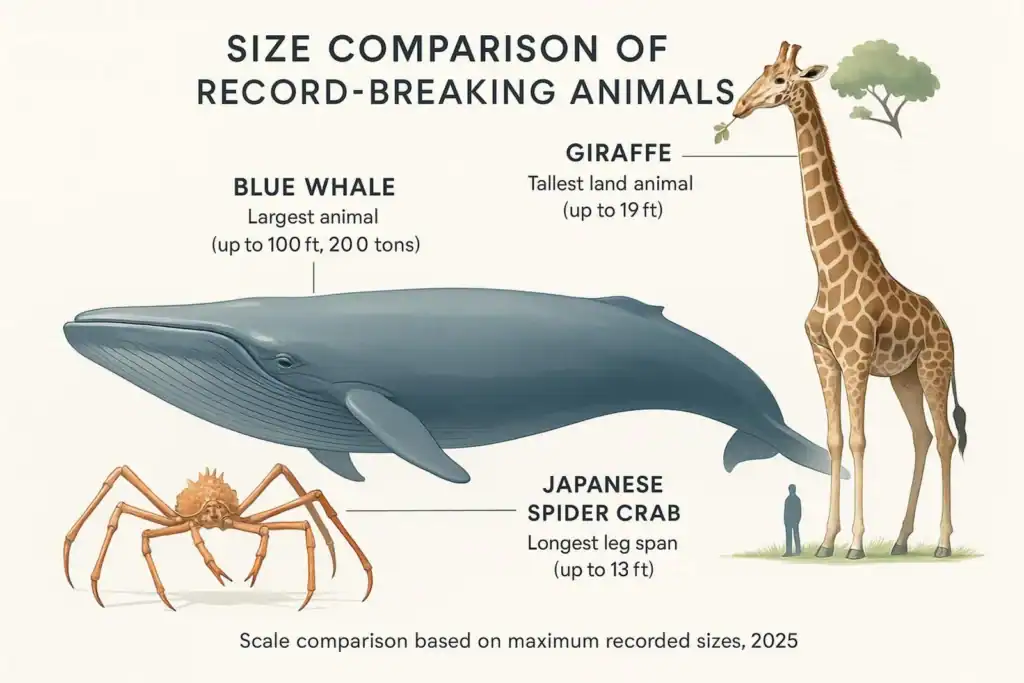 Image titled record breaking animals infographic ei757 at TriviaWhizz.com