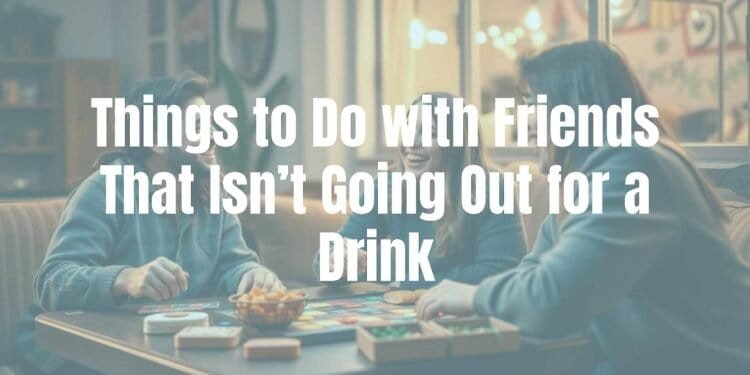 Things to Do With Friends That Isn’t Going Out for Drinks